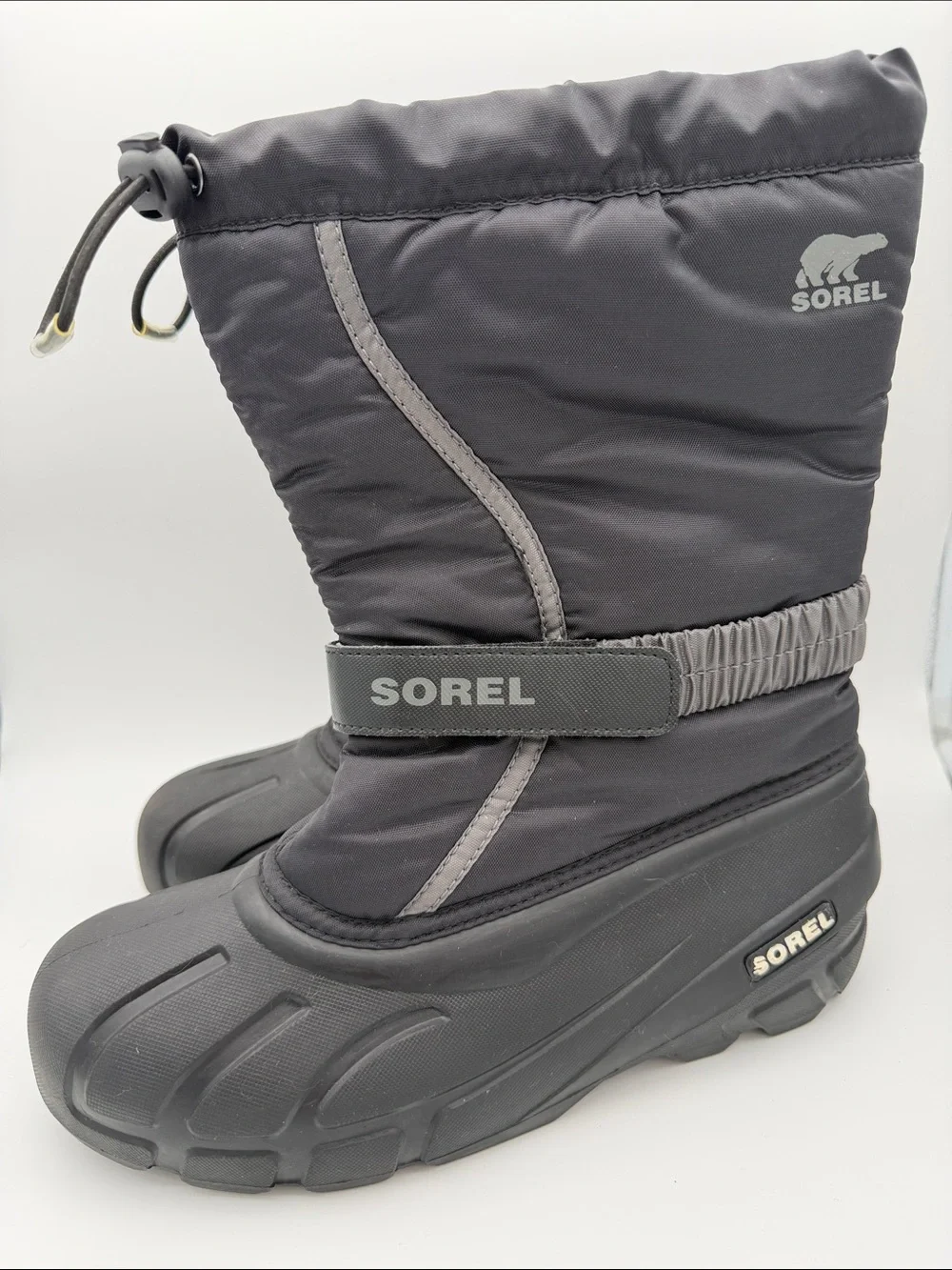 SOREL Flurry Youth Snow Boots Size 7 Waterproof Insulated Winter Snow Unisex